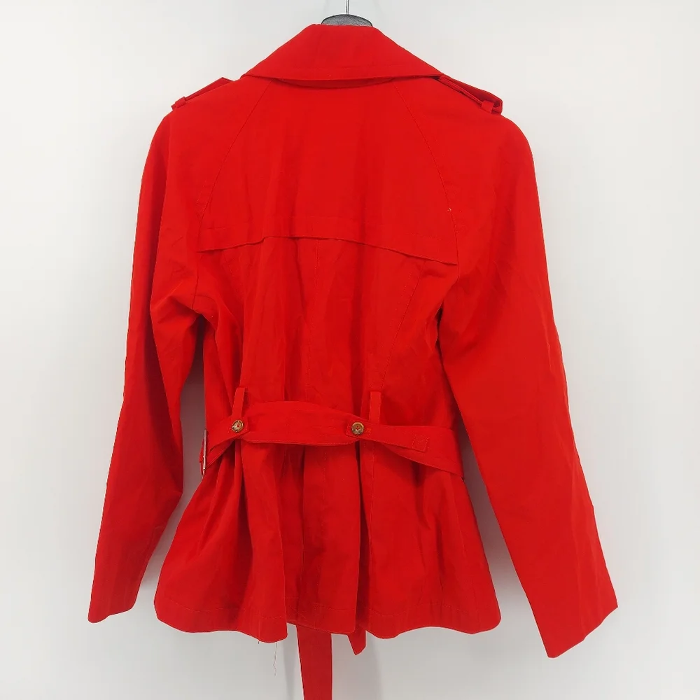 Michael Michael Kors Red Trench Size XS - Picture 9 of 11